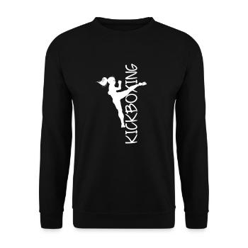Kickboxing Kickboxing Sports de combat - Sweat-shirt Unisexe - noir - Devant - Alina (178cm) & Michal (187cm)