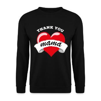 Mother's Day, Mother's Day, Mother's Day, Mother's - Unisex Sweatshirt - black - Front - Alina (178cm) & Michal (187cm)