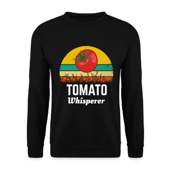 Tomaten - Unisex Pullover - Schwarz - Vorne - Alina (178cm) & Michal (187cm)