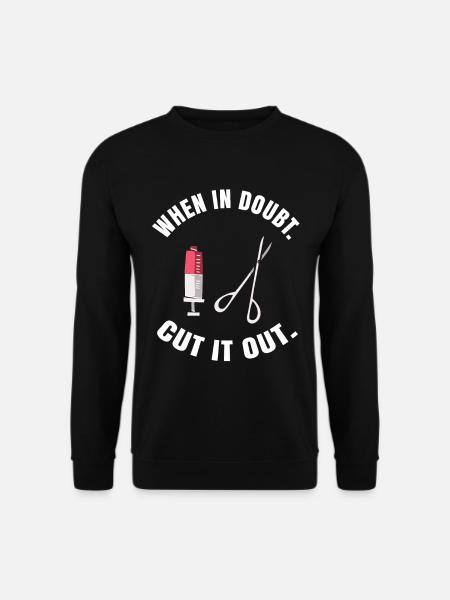 Chirurg Arzt Chirurgie Medizin Geschenk Doktor - Unisex Pullover - Schwarz