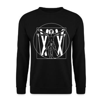 Da Vinci Skier skis d’hiver Skis d’hiver - Sweat-shirt Unisexe - noir - Devant - Alina (178cm) & Michal (187cm)