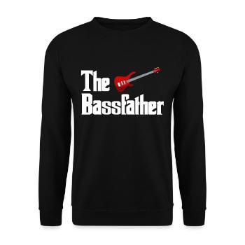 bassist - Unisex Sweatshirt - black - Front - Alina (178cm) & Michal (187cm)