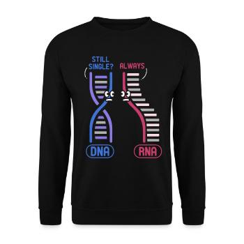 Professeur de biologie Biologiste Microbiologie Biologiste - Sweat-shirt Unisexe - noir - Devant - Alina (178cm) & Michal (187cm)