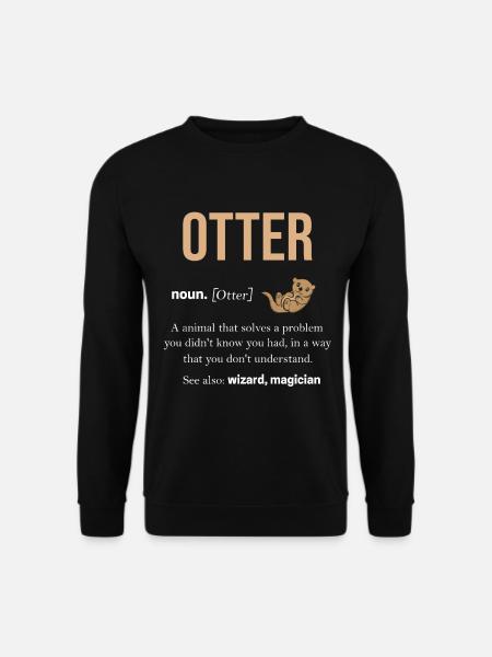 Otter - Unisex Pullover - Schwarz