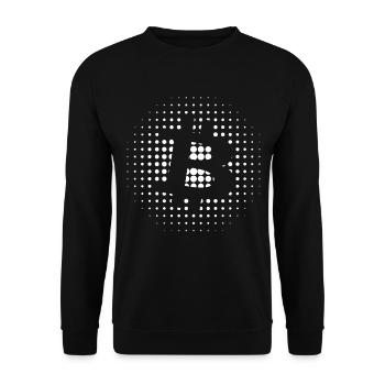 Crypto-monnaies Bitcoin - Acheter Bitcoin - Sweat-shirt Unisexe - noir - Devant - Alina (178cm) & Michal (187cm)