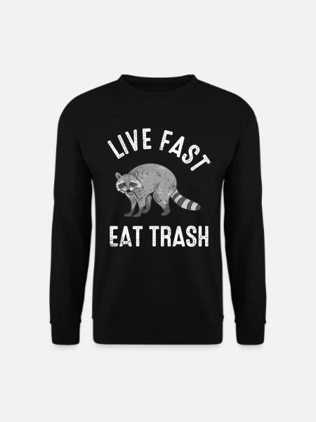 raccoon - Unisex Sweatshirt - black