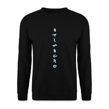 Salzburg - Unisex Sweatshirt - black - Front - Alina (178cm) & Michal (187cm)