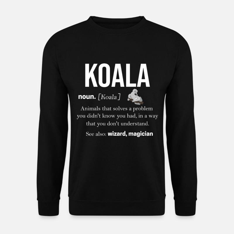 Koala - Sweat-shirt Unisexe - noir