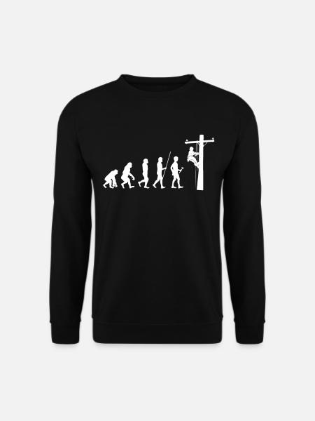 Elektriker Strom Handwerker Geschenk Volt Watt - Unisex Pullover - Schwarz