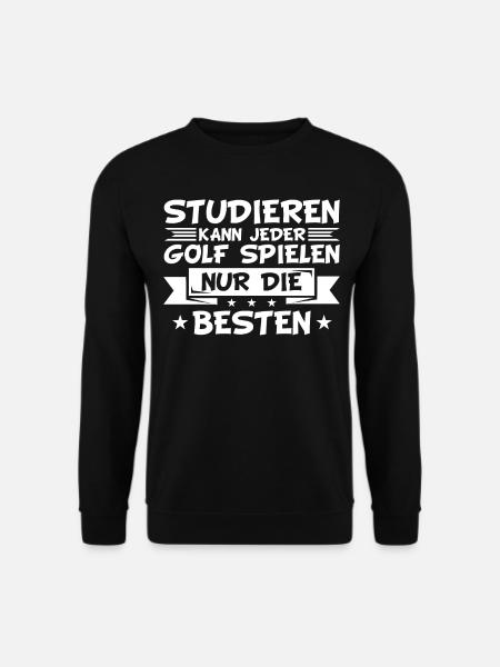 Golf Golfer | Lustiges Golfer Geschenk - Unisex Pullover - Schwarz