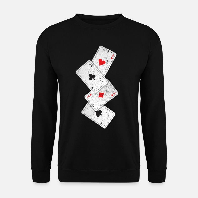 poker - Unisex Sweatshirt - black