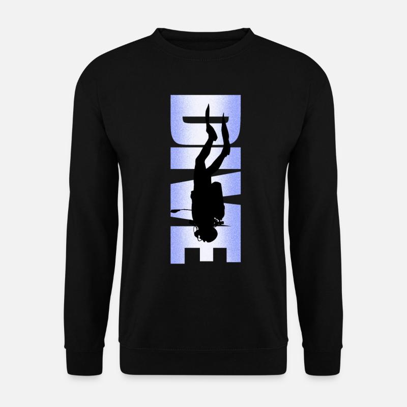 Scuba diving Freediving schnorcheln - Unisex Pullover - Schwarz