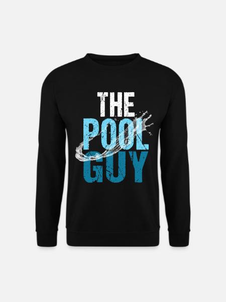 Pool pool boy swimming - Unisex Sweatshirt - black