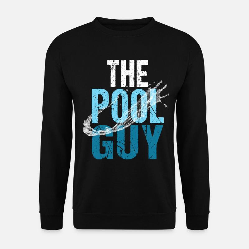 Piscine Piscine garçon natation - Sweat-shirt Unisexe - noir