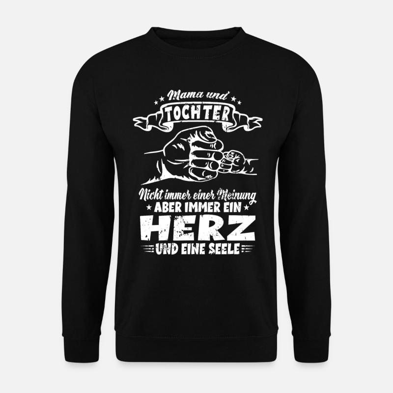 Mama und Tochter Beste Mutter Muttertag Geschenk - Unisex Pullover - Schwarz