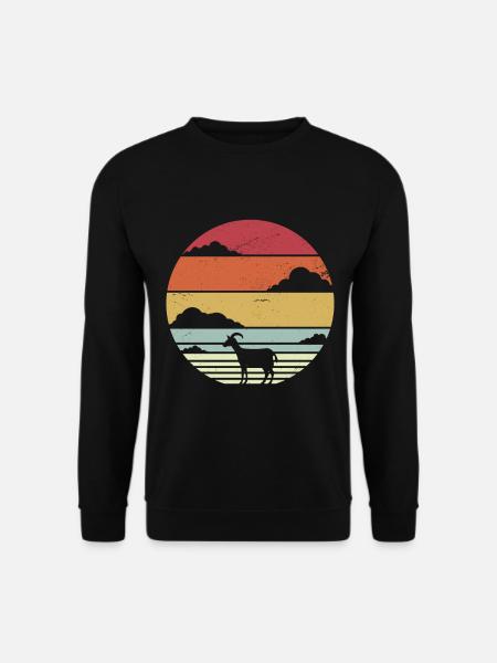 Goat Retro - Unisex Sweatshirt - black