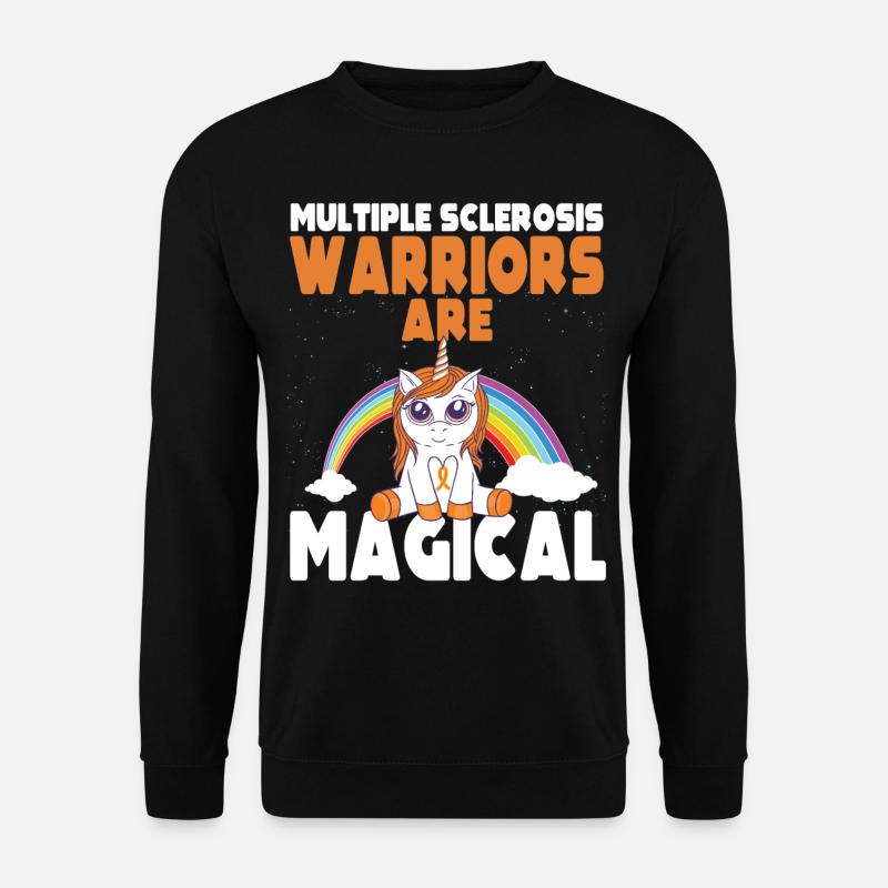 Multiple Sklerose Awareness Krankheit MS - Unisex Pullover - Schwarz