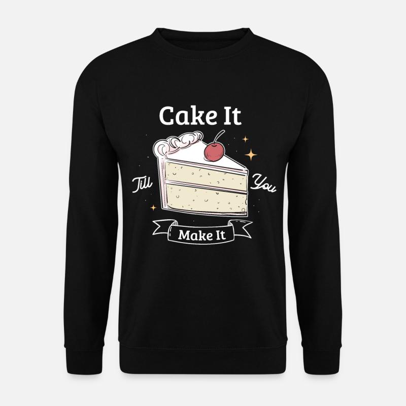Backen Bäcker Geschenk - Unisex Pullover - Schwarz