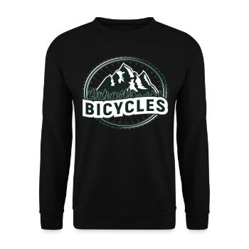 Vélo VTT Vélo Downhill Vélo - Sweat-shirt Unisexe - noir - Devant - Alina (178cm) & Michal (187cm)