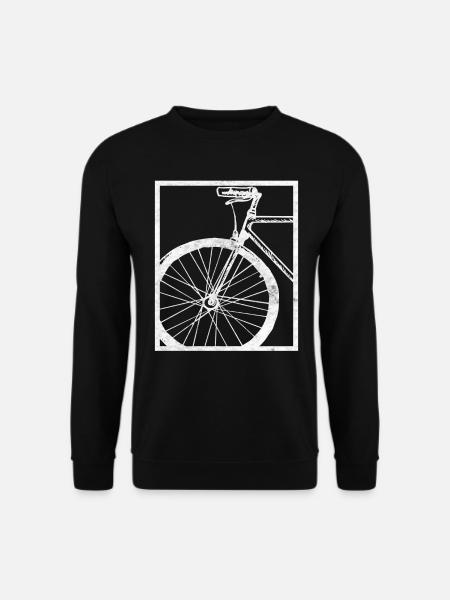 Lustiges Fahrrad Geschenk Spruch übers Radfahren - Unisex Pullover - Schwarz