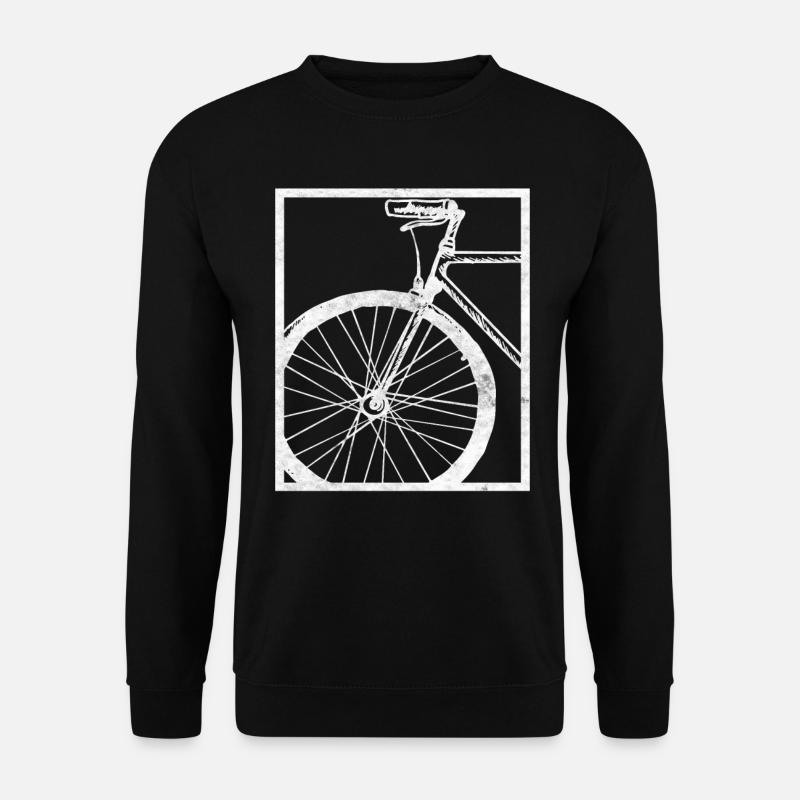 Lustiges Fahrrad Geschenk Spruch übers Radfahren - Unisex Pullover - Schwarz