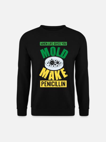 Biologielehrer Biologe Mikrobiologie Biologe - Unisex Pullover - Schwarz