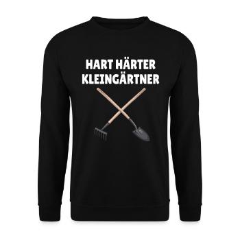 Gärtner Hobbygärtner Hart härter Kleingärtner - Unisex Pullover - Schwarz - Vorne - Alina (178cm) & Michal (187cm)