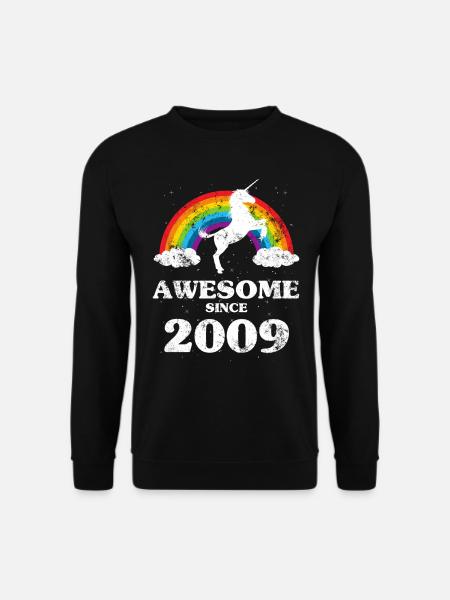 Année 2009 Année de naissance Anniversaire - Sweat-shirt Unisexe - noir