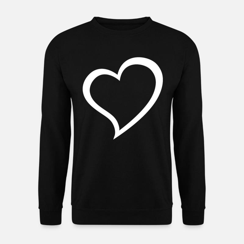 heart - Unisex Sweatshirt - black