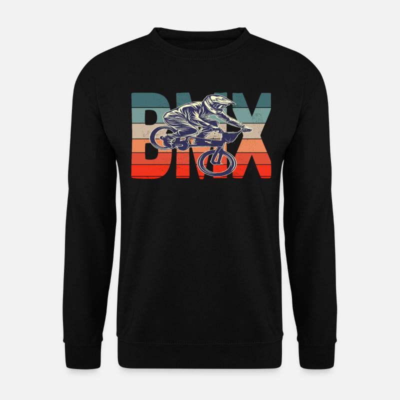Vélo vélo vélo rétro vélo - Sweat-shirt Unisexe - noir