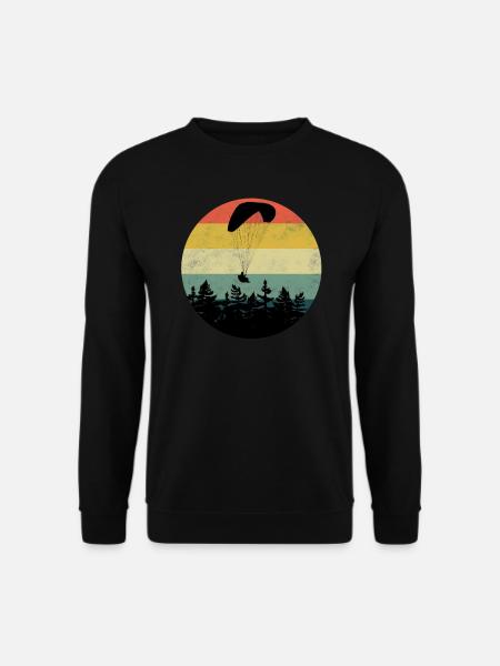Gleitschirm Paragleiten Paragleiter Fallschirm Fli - Unisex Pullover - Schwarz