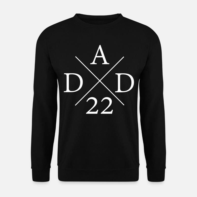 Papa Vater Dad 2022 Geschenk - Unisex Pullover - Schwarz
