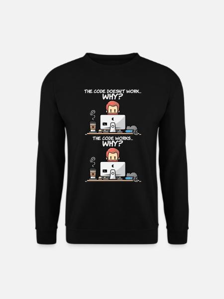 Programming - Unisex Sweatshirt - black