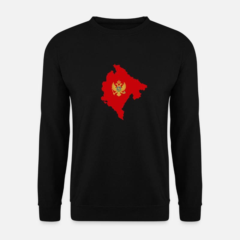 Lustiger Montenegro Spruch für Montenegriner! - Unisex Pullover - Schwarz