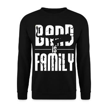 Saxophone Music Instrument Sax Saxophone Player - Unisex Sweatshirt - black - Front - Alina (178cm) & Michal (187cm)
