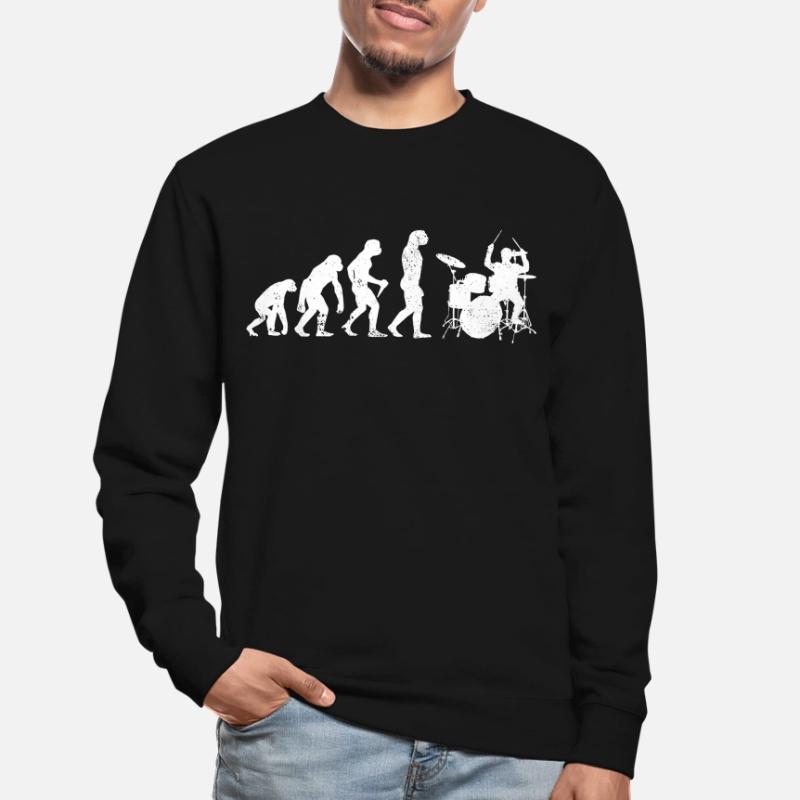 Drums Development Drummer Drummer Tromml Unisex Sweatshirt