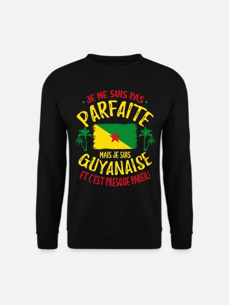 Guyanaise Guyane Humour - Sweat-shirt Unisexe - noir