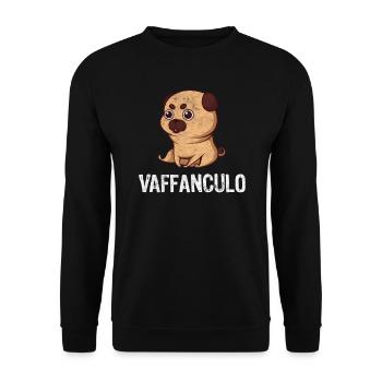 Vaffanculo italienischer Spruch ü Italien Geschenk - Sweat-shirt Unisexe - noir - Devant - Alina (178cm) & Michal (187cm)