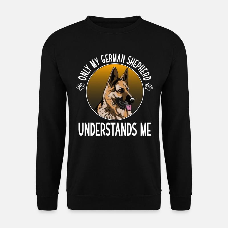 Deutscher Schäferhund Hund Hundebesitzer - Unisex Pullover - Schwarz