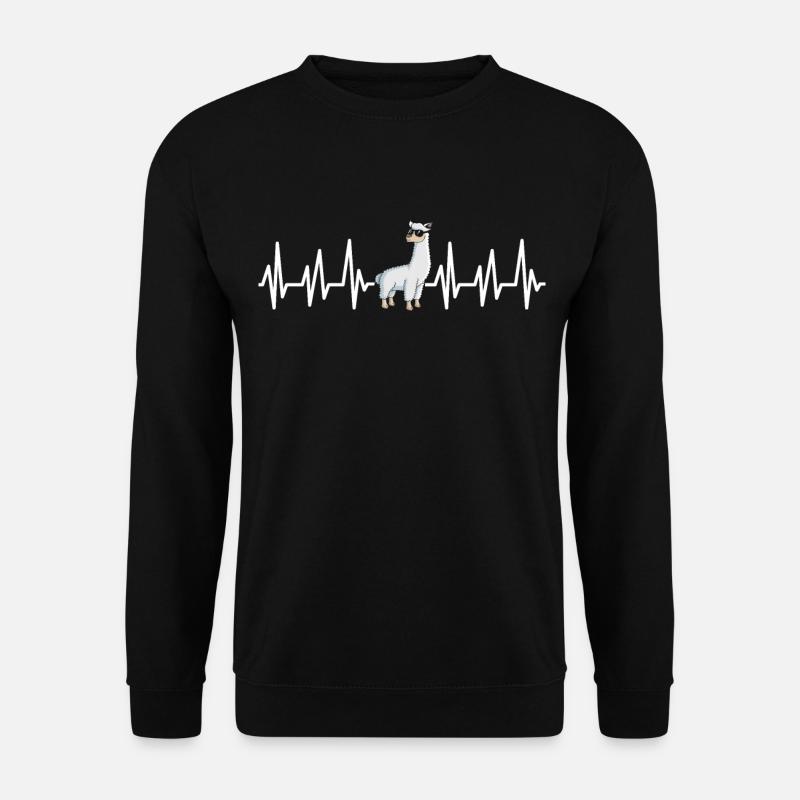 Lama - Sweat-shirt Unisexe - noir