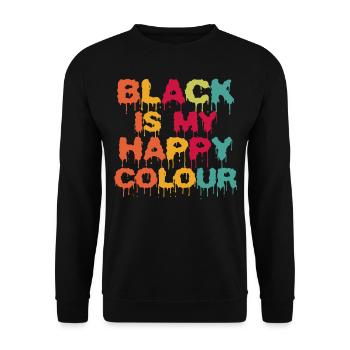 Des phrases drôles - Sweat-shirt Unisexe - noir - Devant - Alina (178cm) & Michal (187cm)