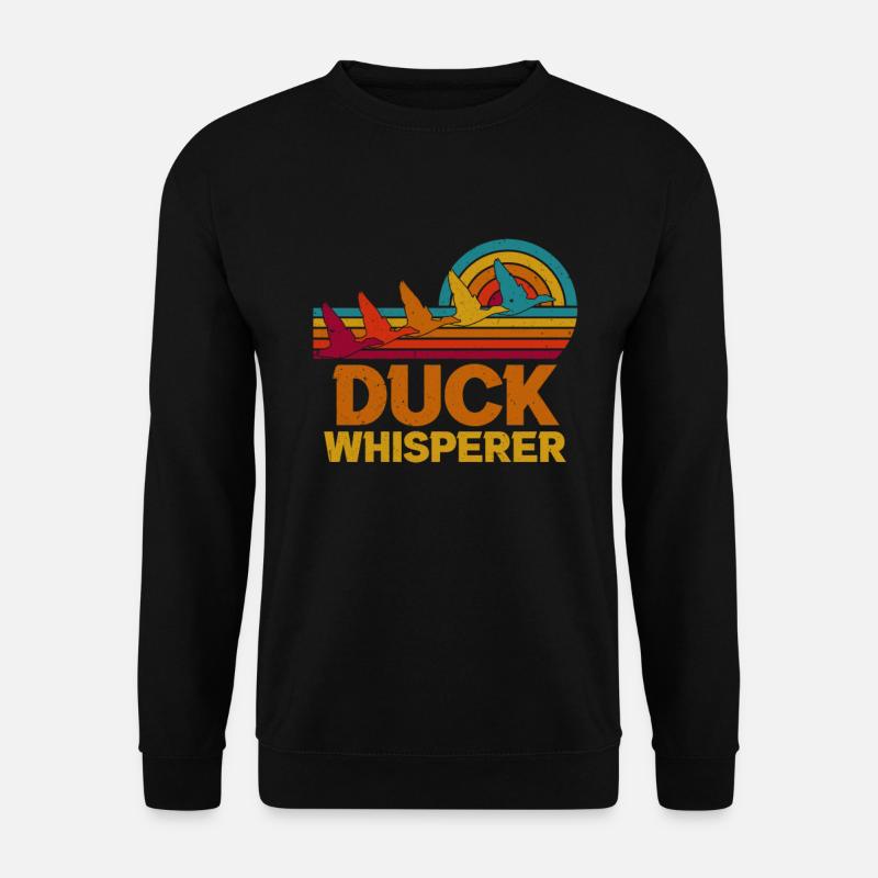 Duck-Whisperer. - Unisex Pullover - Schwarz