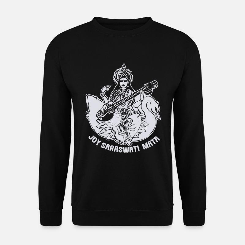 Goddess Saraswati Hindu - Unisex Sweatshirt - black