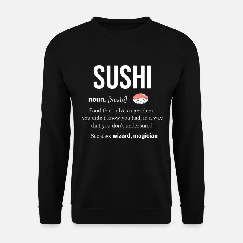 Sushi - Unisex Pullover - Schwarz