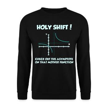 Maths Maths Professeurs de maths Maths - Sweat-shirt Unisexe - noir - Devant - Alina (178cm) & Michal (187cm)