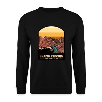 Grand Canyon - Unisex Pullover - Schwarz - Vorne - Alina (178cm) & Michal (187cm)