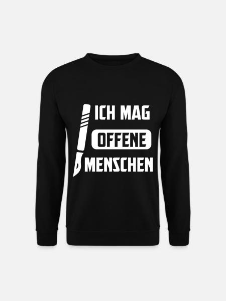 Chirurg Arzt Geschenk Doktor Chirurgie Medizin - Unisex Pullover - Schwarz