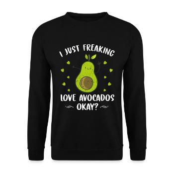 Avocado - Sweat-shirt Unisexe - noir - Devant - Alina (178cm) & Michal (187cm)