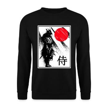 Samouraï japonais Guerriers Japon Katana Combattants - Sweat-shirt Unisexe - noir - Devant - Alina (178cm) & Michal (187cm)