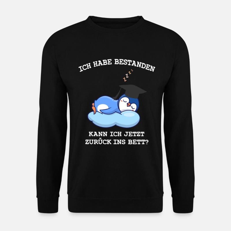 Bachelor Abschluss 2021 Pinguin Bachelor Prüfung - Unisex Pullover - Schwarz